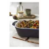 Staub Forma retangular de cerâmica, azul-escuro, 34x24x7,6