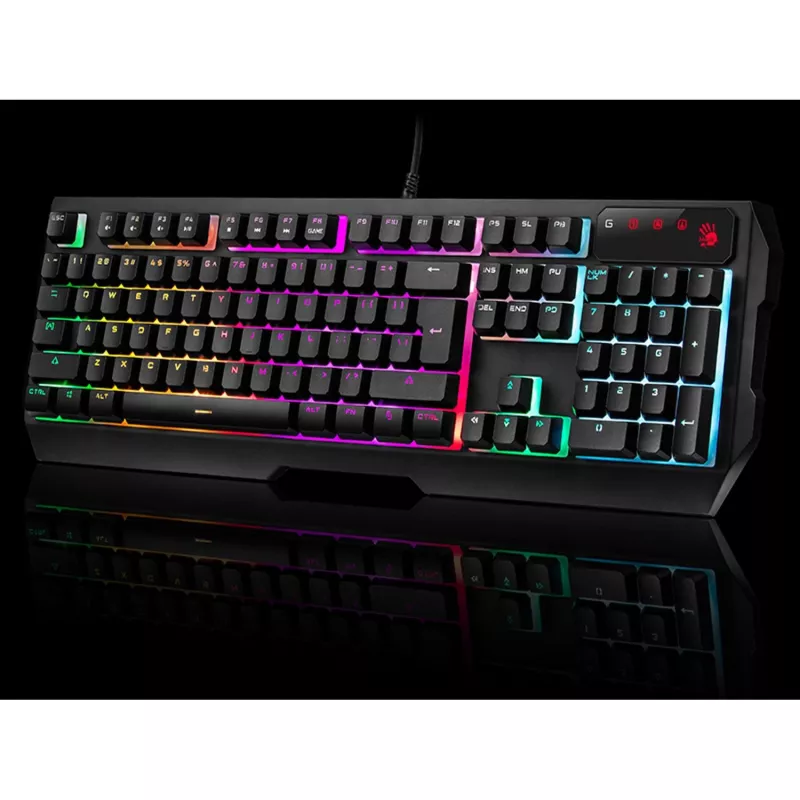 A4TECH BLOODY USB B1700 B140N +ES7 + BP-50M USB/ Esports Preto Conjunto USB (Teclado+Rato+Tapete) (EN)