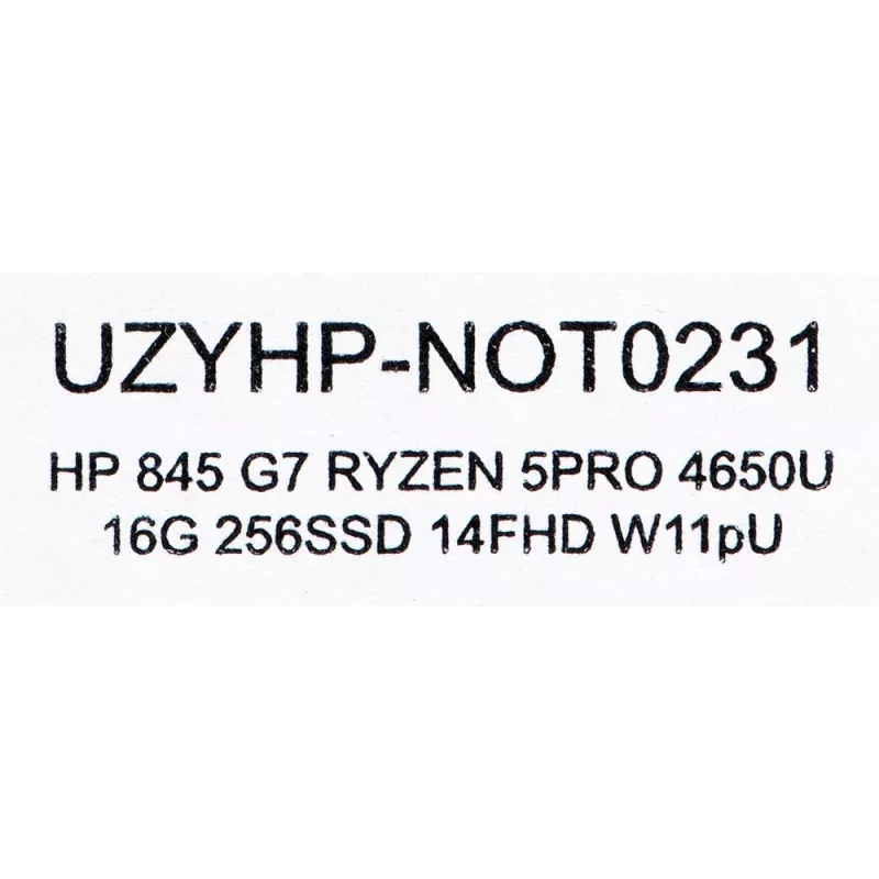 HP EliteBook 845 G7 AMD RYZEN 5 PRO 4650U 16 GB 256 GB SSD 14 polegadas FHD Win11 Pro usado US-QWERTY