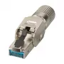 EFB Elektronik 88035P8.1 - RJ-45 - Prateado - Ficha - Zinco - Cat6 - 22/26