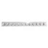 Painel frontal de fibra ótica EFB Elektronik SB-FP-S-12SC-S-OM4 — 12× acopladores LC duplex, OM4, preto