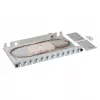 Caixa de fusão de fibra EFB Elektronik BA71921L24, LC 9/125µm OS2, 24 pigtails separados, 12 acopladores, extraível