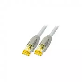 EFB-Elektronik Cabo de patch RJ45 Cat.6A S/FTP LSZH Datwyler 7702 TM31 cinzento 1 m Marca: EFB Elektronik (K8580GR.1)