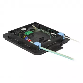 EFB Elektronik 83205.1 Caixa de emendas de fibra ótica compacta, 12 fibras (crimpagem)