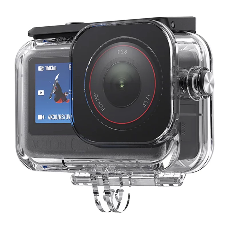 Carcaça subaquática à prova de água 60 m para câmara DJI Osmo Action 6 / S4-wtp-12