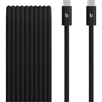 Apple Beats Cabo USB-C para USB-C trançado 240W 3m Bolt Preto MHX64ZM/A