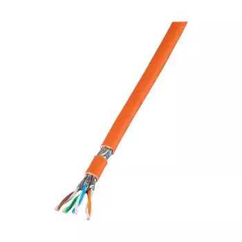 EFB-Elektronik Cabo bruto LAN Cat.7 1000 AWG23 S/FTP,4P FRNC-B, CPR Dca, laranja, 500m Fabricante: EFB Elektronik (MK7101.500-CPR)