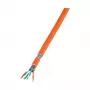 EFB-Elektronik Cabo bruto LAN Cat.7 1000 AWG23 S/FTP,4P FRNC-B, CPR Dca, laranja, 500m Fabricante: EFB Elektronik (MK7101.500-CPR)