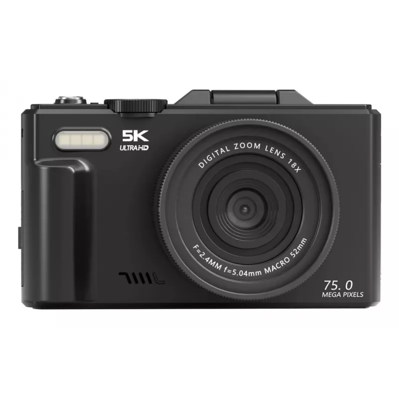 Máquina fotográfica digital Denver DWC-8475B 16MPIX CMOS Preto