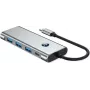 VALUE Docking station USB-C 7-em-1, 4K60 1xHDMI, 3xUSB-A, 1xSD/microSD, 1xC PD (12.99.1144)