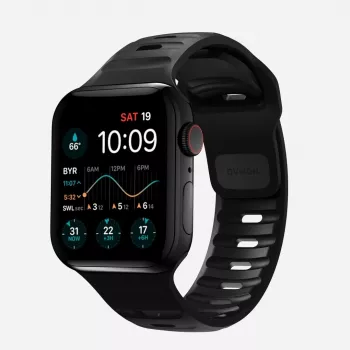 NOMAD Sport Band - bracelete para Apple Watch 46mm/49mm com FKM (preto)