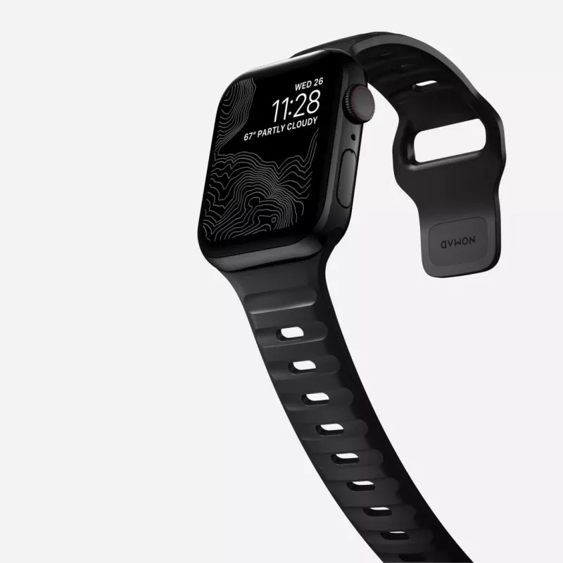 NOMAD Sport Band - bracelete para Apple Watch 46mm/49mm com FKM (preto)