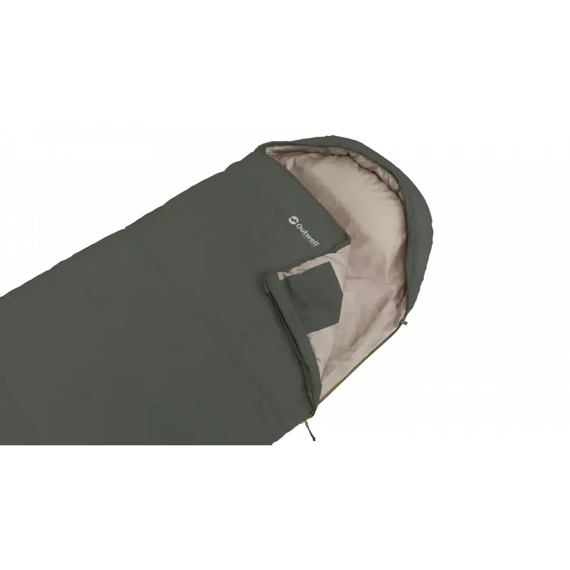 Saco-cama sintético Outwell Campion Prime (185 cm) - verde Tamanho: esquerdo
