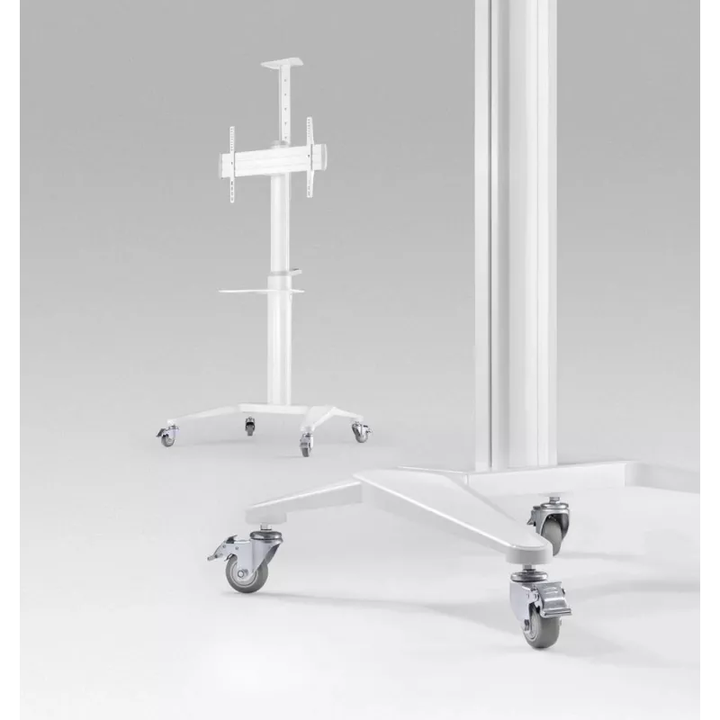 Suporte de TV de chão 37-70/WEISS TVS-70T-02-W Gembird