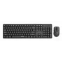 Gembird KBS-WMS-01 conjunto teclado e rato sem fios, inglês, preto