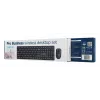 Gembird KBS-WMS-01 conjunto teclado e rato sem fios, inglês, preto