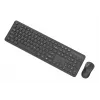 Gembird KBS-WPS-01 conjunto teclado e rato sem fios, inglês, preto