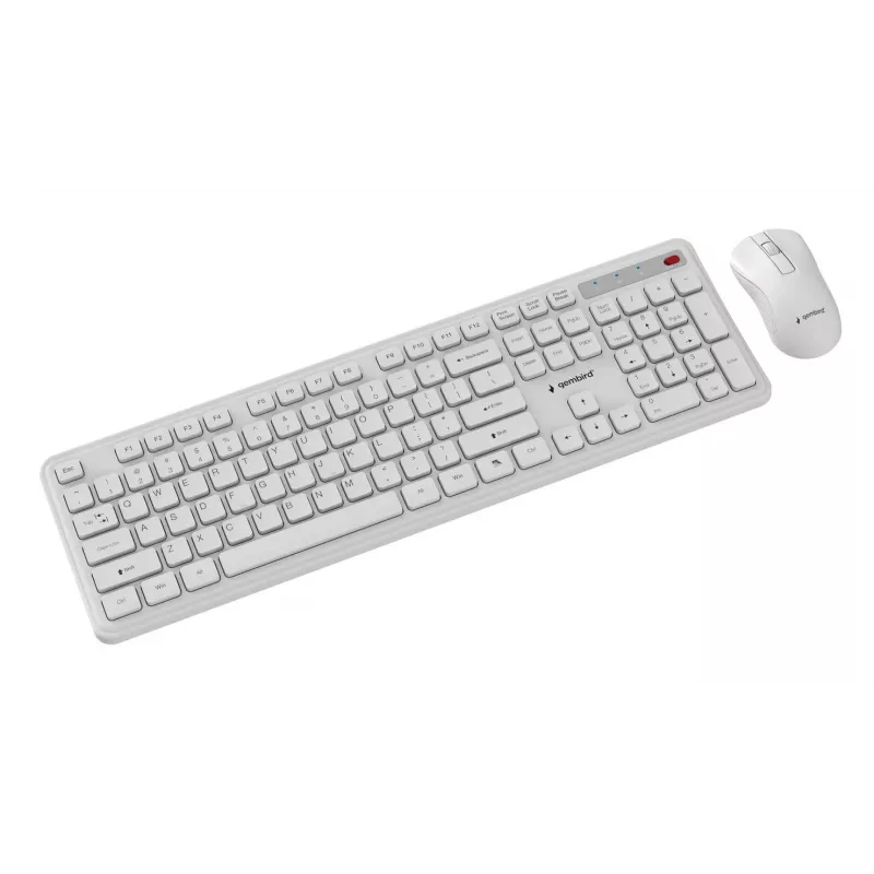 Teclado + rato sem fios ENG/BR KBS-WPS-01-W Gembird