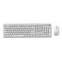 Gembird KBS-WPS-01-W-CYRL conjunto teclado e rato sem fios, cirílico, branco