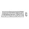 Teclado + rato sem fios ENG/BRANCO KBS-WMS-01-W Gembird