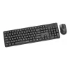 Gembird KBS-WMS-01-CYRL conjunto teclado e rato sem fios, cirílico, preto