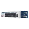 Gembird KBS-WMS-01-CYRL conjunto teclado e rato sem fios, cirílico, preto