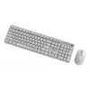Teclado + rato sem fios KBS-WMS-01-W-CYRL Gembird