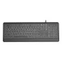 Teclado Multimédia USB CIRÍLICO/Preto KB-UML-04-CYRL Gembird