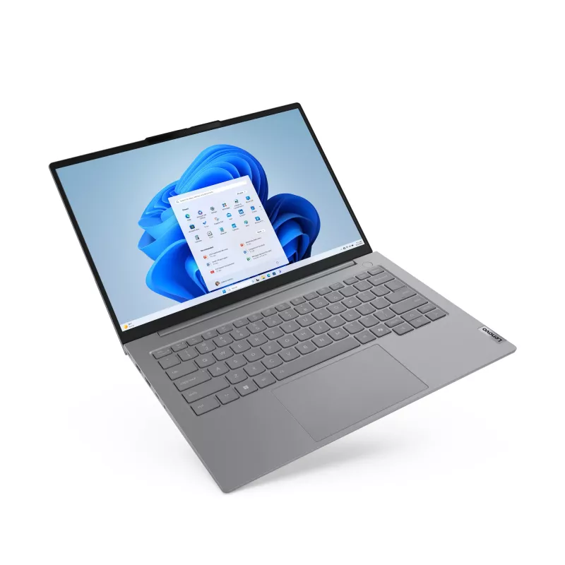 Lenovo ThinkBook 14 G8 IAL Intel Core Ultra 9 185H Portátil 35.6 cm (14 polegadas) WUXGA 16 GB DDR5-SDRAM 512 GB SSD Wi-Fi 6E (802.11ax) Windows 11 Pro Arctic cinzento