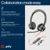 HP Poly Blackwire 8225 Headset estéreo USB-C + Adaptador USB-C/A