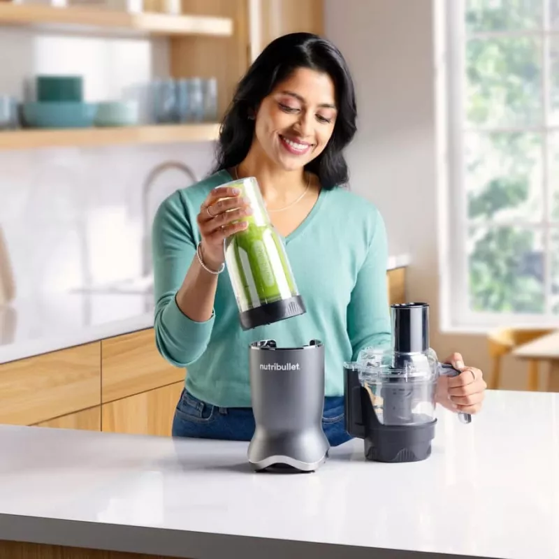 NutriBullet NB1224DG 0,9 L Liquidificadora 1200 W Cinzento-escuro