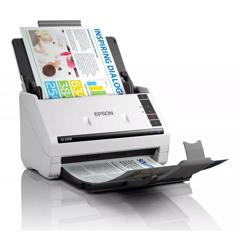 Epson WorkForce DS-530III Digitalizador de alimentação 600 x 600 DPI A4 Branco