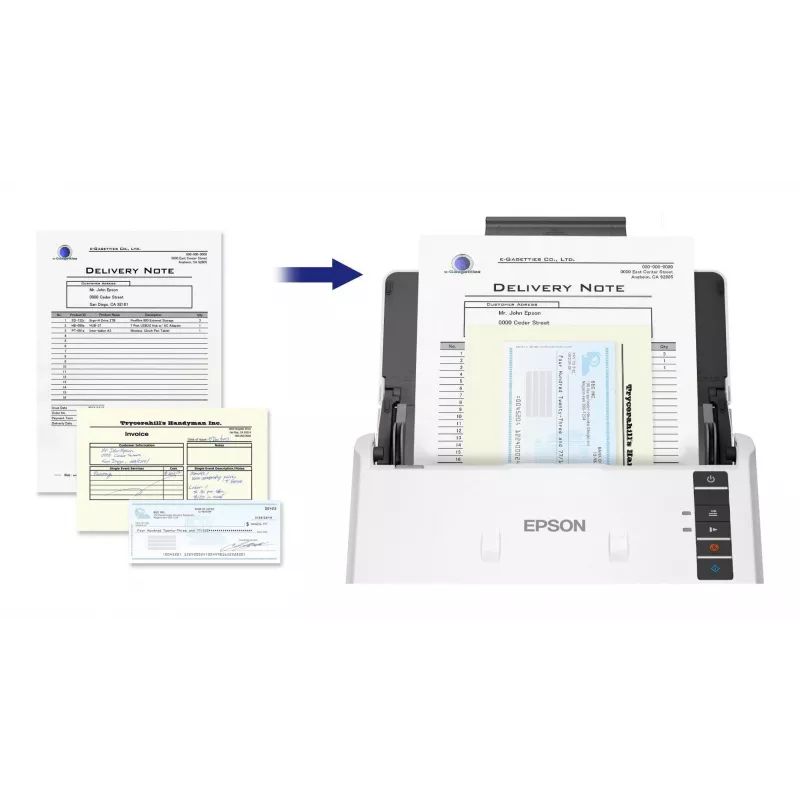 Epson WorkForce DS-530III Digitalizador de alimentação 600 x 600 DPI A4 Branco