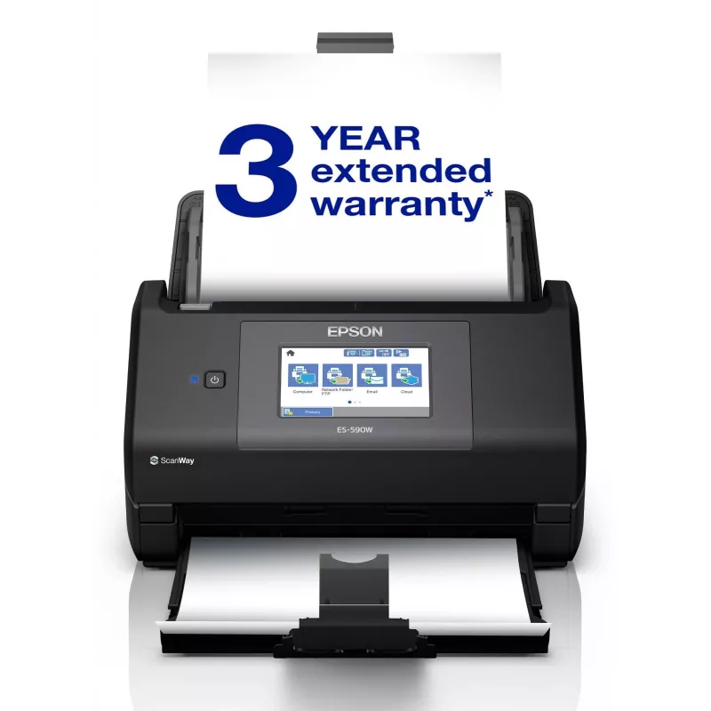 Epson WorkForce ES-590W Digitalizador de alimentação 600 x 600 DPI A4 Preto