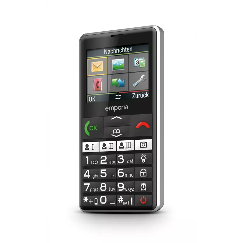 Emporia emporiaPURE-LTE 5.87 cm (2.31 inch) 107 g Preto Telemóvel para seniores