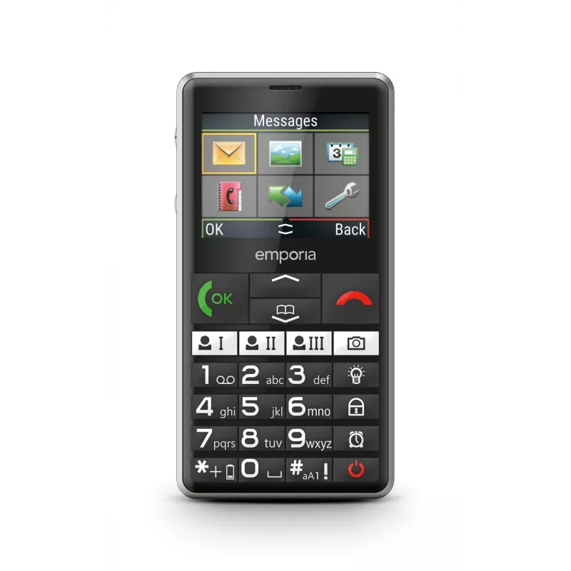 Emporia emporiaPURE-LTE 5.87 cm (2.31 inch) 107 g Preto Telemóvel para seniores
