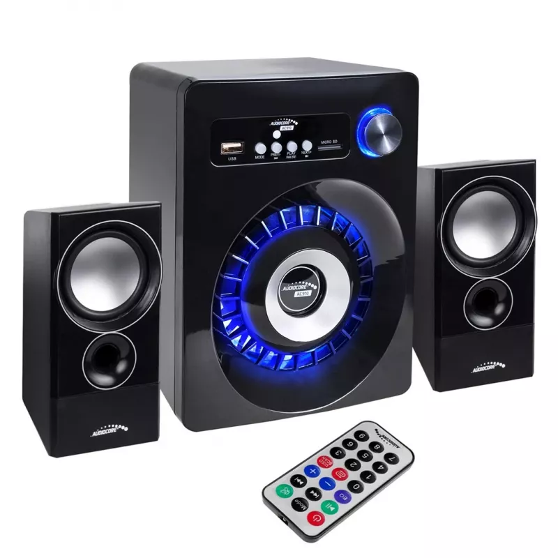 Audiocore AC910 Conjunto de altifalantes 10 W PC / Portátil Preto Bluetooth