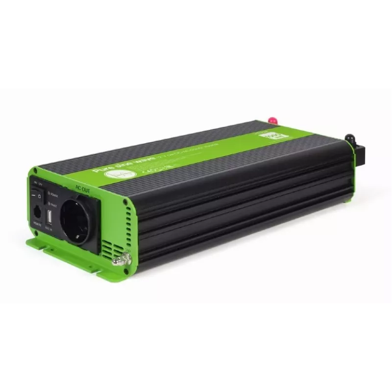 Conversor de tensão DC-AC para automóvel de onda sinusoidal pura 12V/230V 1000W/2000W