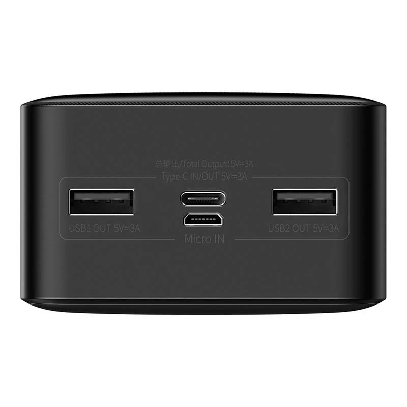 Powerbank Baseus Bipow 30000mAh, 15W (preto)