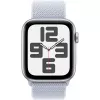 Apple Watch SE GPS 44 mm caixa de alumínio prateada, pulseira Sport Loop Blue Cloud