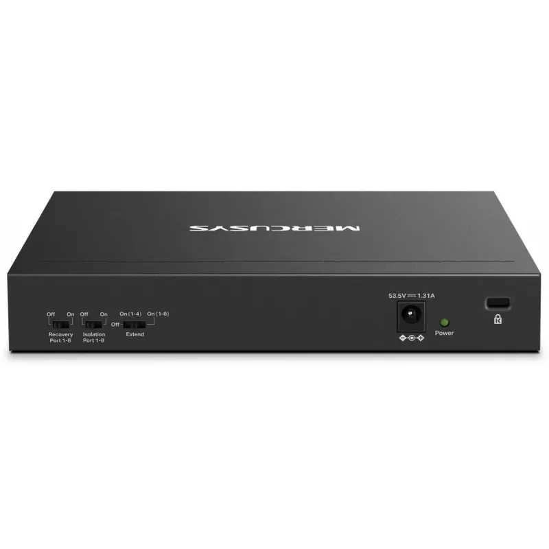 Mercusys MS110CP Switch de rede com suporte PoE preto