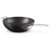 Le Creuset Wok antiaderente Toughened Non-Stick 30 cm preto/prateado