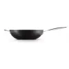 Le Creuset Wok antiaderente Toughened Non-Stick 30 cm preto/prateado