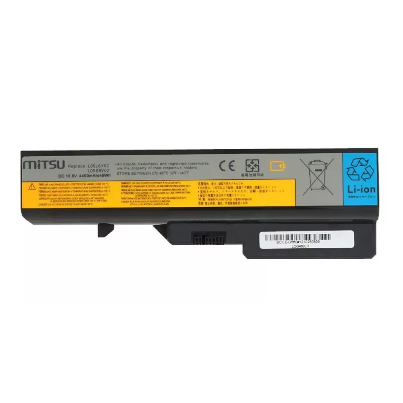 Bateria para Lenovo IdeaPad G460, G560 4400 mAh (48 Wh) 10,8 - 11,1 Volt