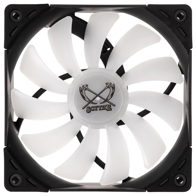 Kaze Flex 120 ARGB PWM 120x120x27 preto transparente 1800 rpm