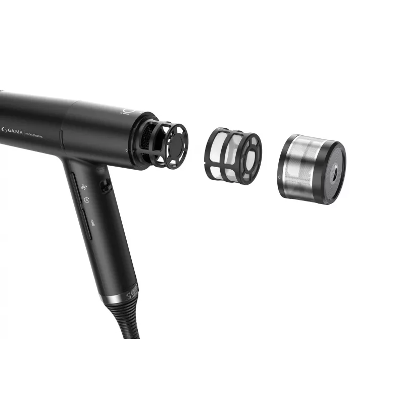 GA.MA PH6080.BK IQ3 Perfetto Secador de cabelo 1600 W Preto