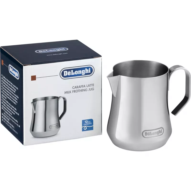 De'Longhi DLSC060 Jarro de leite em aço inoxidável, 350 ml
