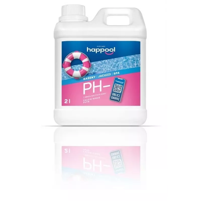 Acrylmed CALCID MINUS líquido para reduzir o pH da água da piscina, 2 litros