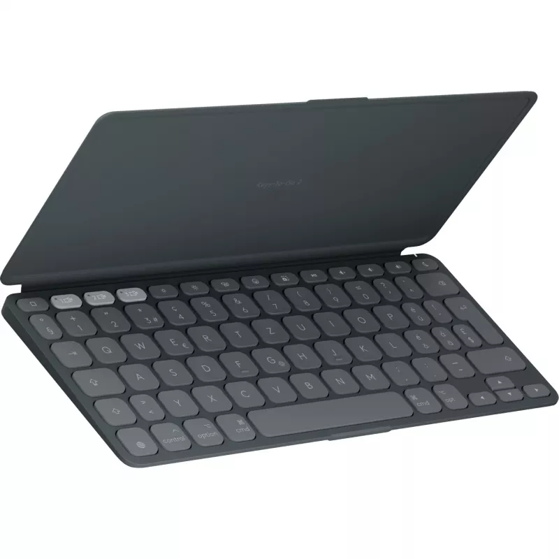 Logitech Keys-To-Go 2 para iPad – Teclado – cobertura integrada – sem fios – Bluetooth LE – QWERTZ – layout suíço – graphite (920-013008)