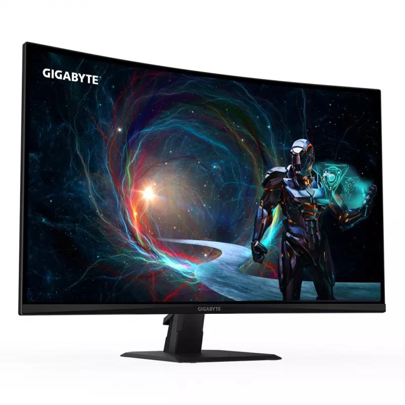 GIGABYTE GS32QCA 31,5 QHD monitor gaming curvo - 2560 x 1440, 180 Hz, 1 ms, 250 cd/m², FreeSync, HDR Ready, HDMI 2.0, Displayport 1.4